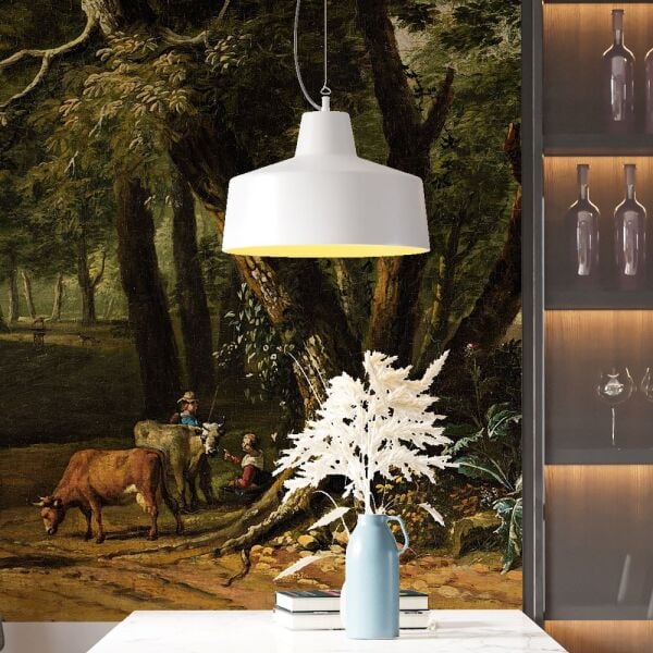 Ormanda Nehir Kenarında Su İçen Hayvanlar Duvar Kağıdı