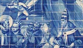 Gökyüzünde Melekler Mavi Mitolojik Duvar Kağıdı