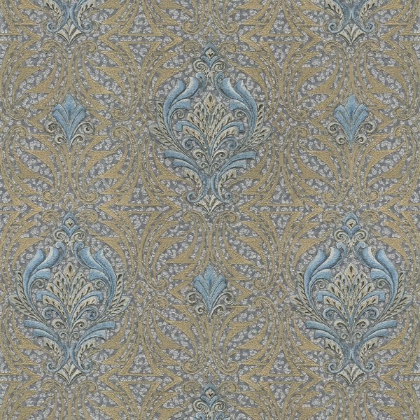 Roberto Cavalli 8 Nolu Koleksiyon Şal Desen Mavi