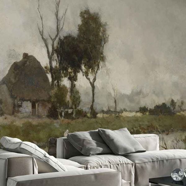 Yağlı Boya Balıkçı Barınağı Duvar Kağıdı