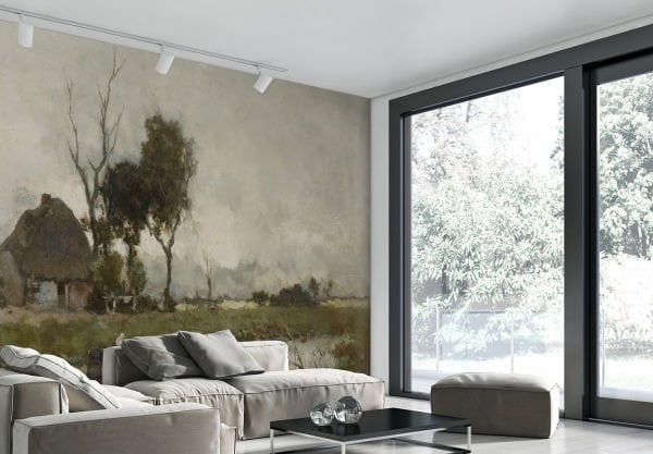 Yağlı Boya Balıkçı Barınağı Duvar Kağıdı