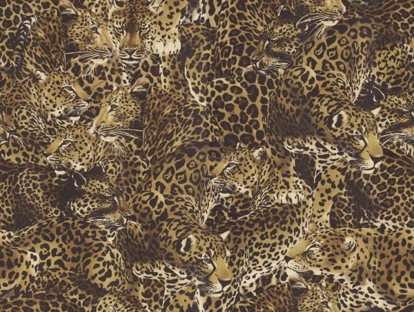 Dolce Gabbana İç İçe Geçmiş Leoparlar Duvar Kağıdı