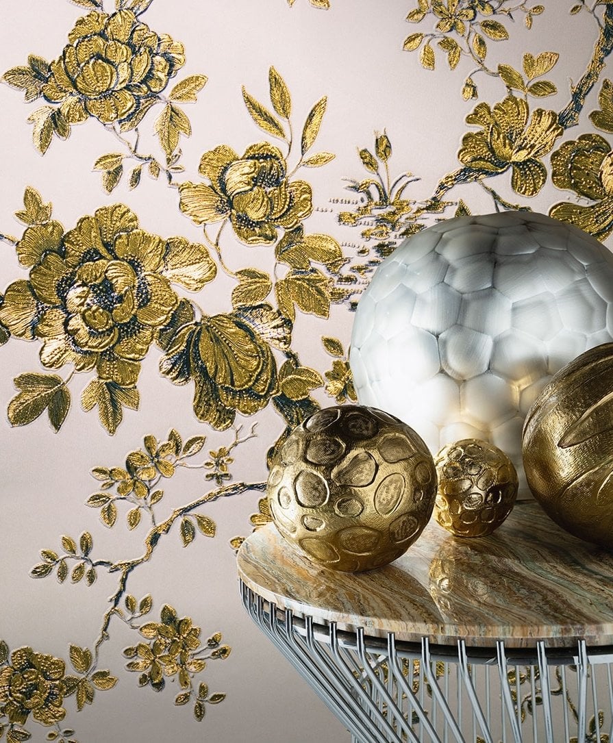 Roberto Cavalli 8 Nolu Koleksiyon Kuşlar Saten Zeminde