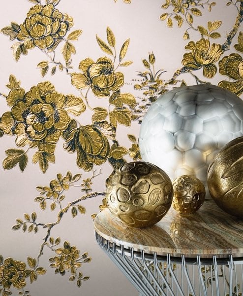 Roberto Cavalli 8 Nolu Koleksiyon Kuşlar Saten Zeminde