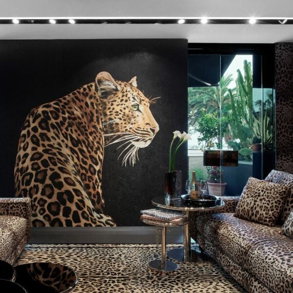 Dolce Gabbana Leopar Pano Duvar Kağıdı