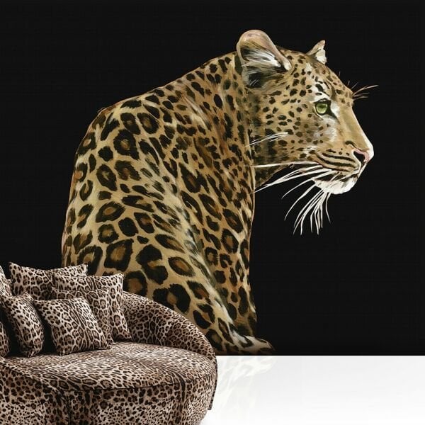 Dolce Gabbana Leopar Pano Duvar Kağıdı