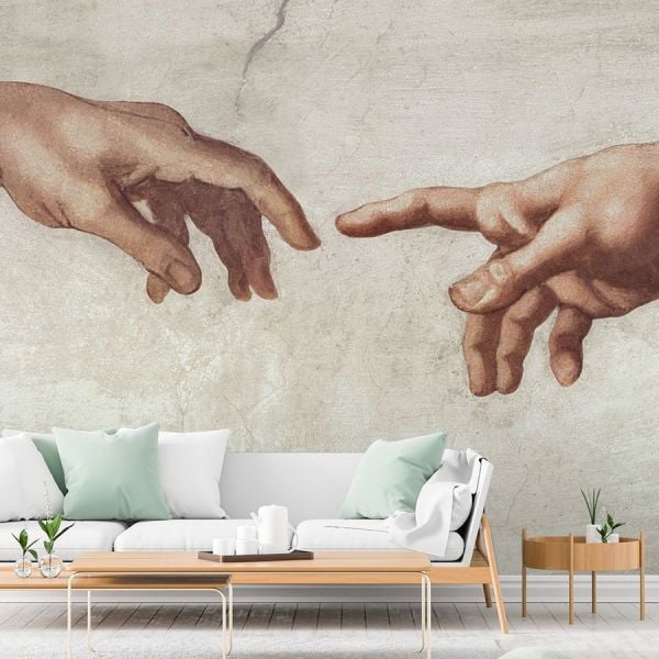 David Michelangelo Kalem Çizim Eller Duvar Kağıdı