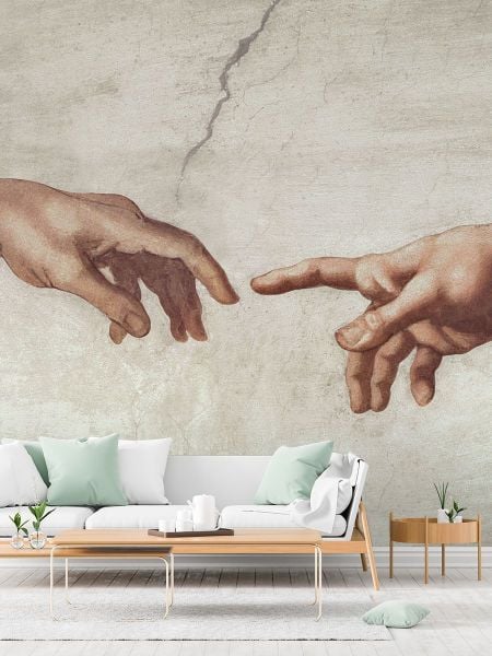 David Michelangelo Kalem Çizim Eller Duvar Kağıdı