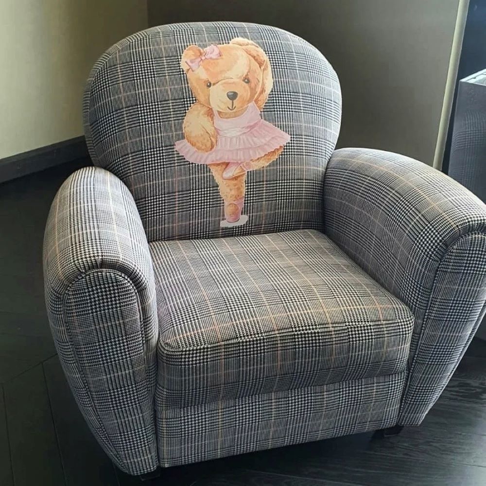 Minik Şirin Balerin Teddy Pano Kumaş