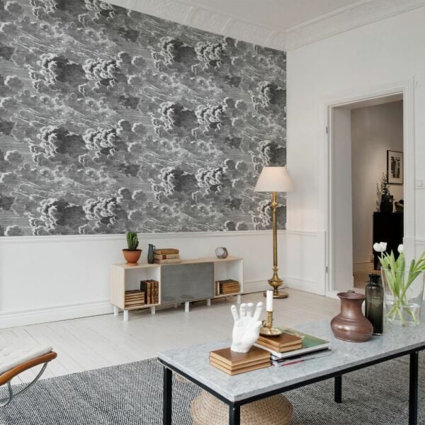 Fornasetti Dramatik Bulutlu Gökyüzü Duvar Kağıdı