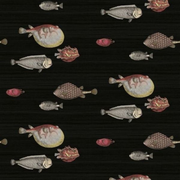 Acquario Balıklı Fornasetti Duvar Kağıdı
