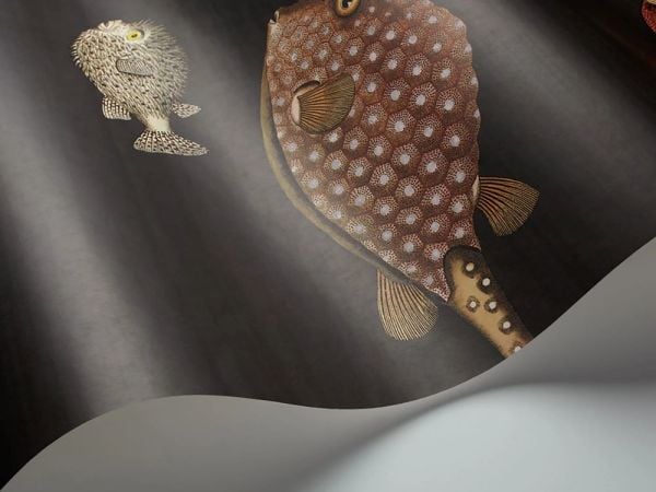 Acquario Balıklı Fornasetti Duvar Kağıdı