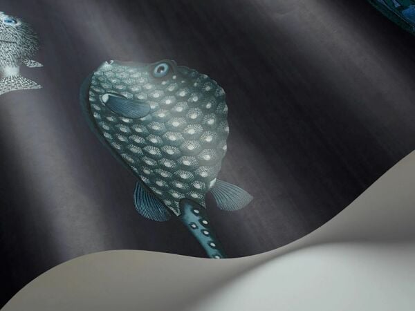 Acquario Balıklı Fornasetti Duvar Kağıdı