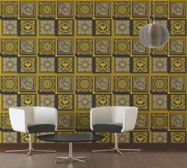 Versace 5 Barocco Mozaik Duvar Kağıdı