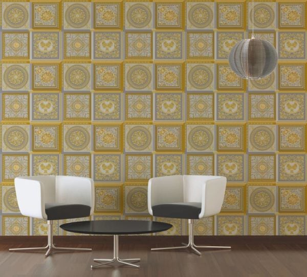 Versace 5 Barocco Mozaik Duvar Kağıdı