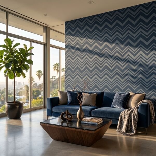 Missoni Home 3 Macro Zig Zag Duvar Kağıdı