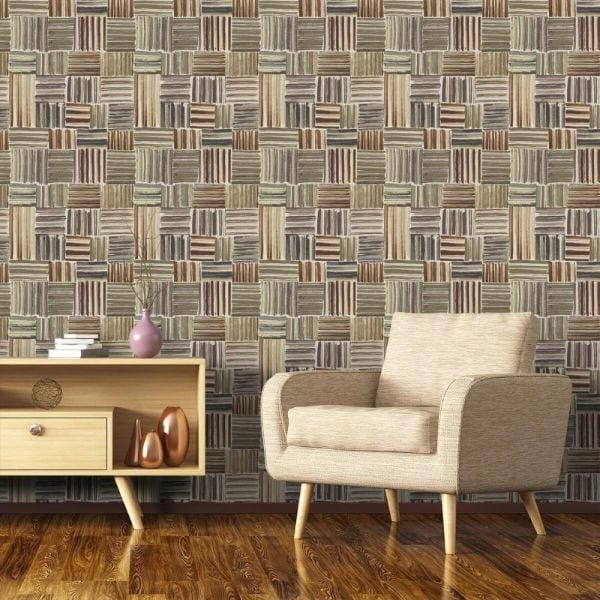 Missoni Home Patchwork Fırça Darbeli Dokulu Duvar Kağıdı