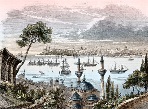 Eski Dönem Gemiler Cami Duvar Kağıdı