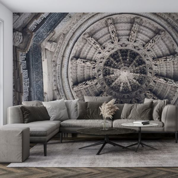 Geçiş Kapısı Sihirli Boyutlu Tasarım Duvar Kağıdı