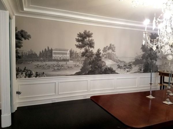 Uva Siyah Beyaz At Yarışı Duvar Kağıdı