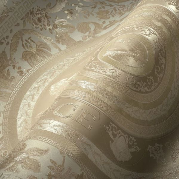 Versace 5 Virtus Barok Desen Duvar Kağıdı