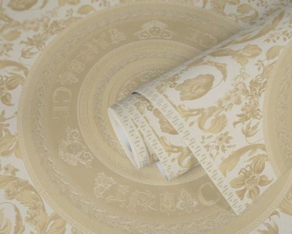 Versace 5 Virtus Barok Desen Duvar Kağıdı