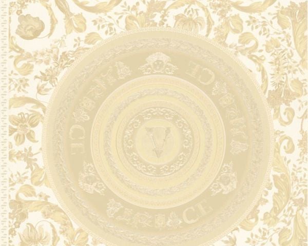 Versace 5 Virtus Barok Desen Duvar Kağıdı