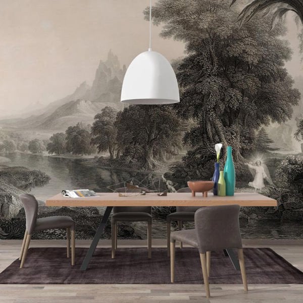 Melekler Sandalında Küçük Kız Duvar Kağıdı