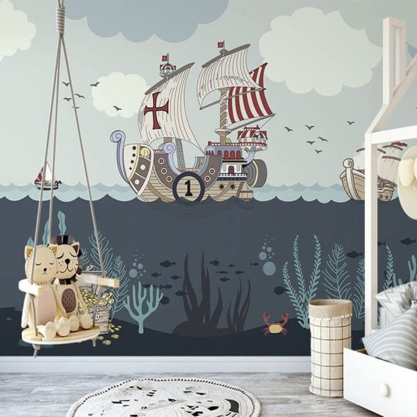 Korsan Gemisi Denizlerde Duvar Kağıdı