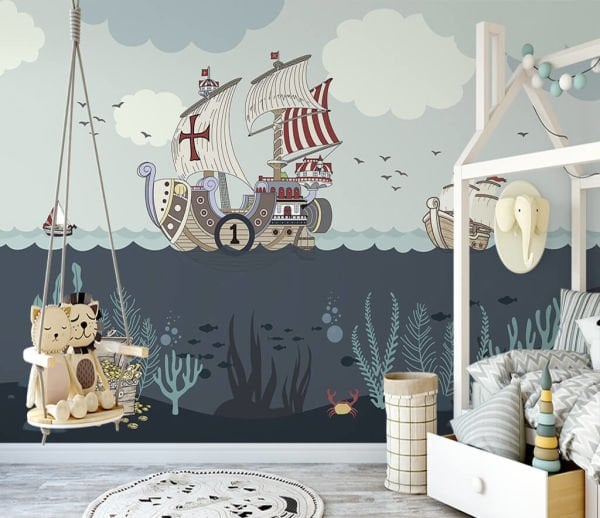 Korsan Gemisi Denizlerde Duvar Kağıdı