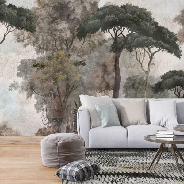 Sonbahar Çam Ağaçları Duvar Kağıdı