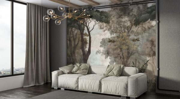 Sonbahar Çam Ağaçları Duvar Kağıdı