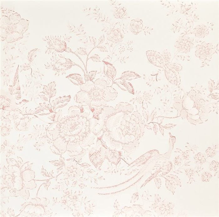 Ralph Lauren Dauphine Signature Pembe Duvar Kağıdı