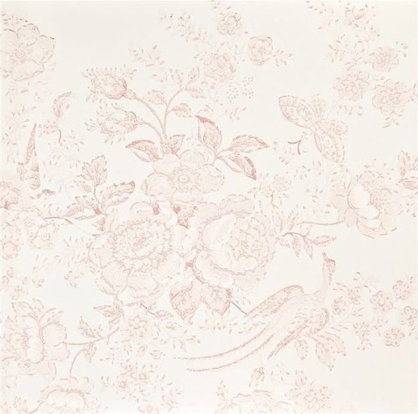 Ralph Lauren Dauphine Signature Pembe Duvar Kağıdı