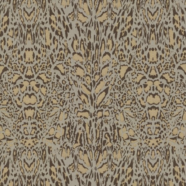 Roberto Cavalli Leopar Desen Krem Kahve Duvar Kağıdı