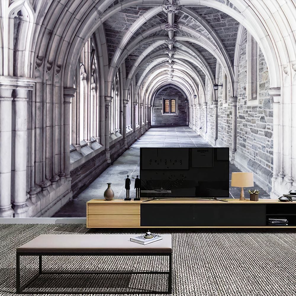 Kale Saray Koridoru Tasarım Duvar Kağıdı