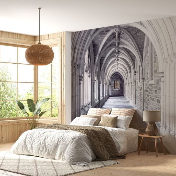 Kale Saray Koridoru Tasarım Duvar Kağıdı