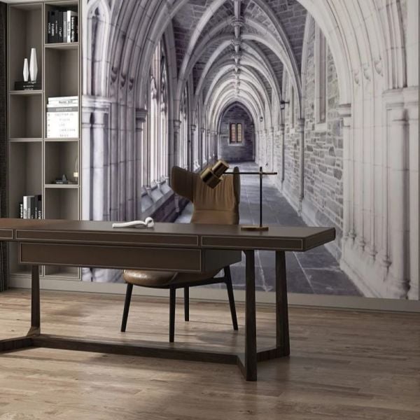 Kale Saray Koridoru Tasarım Duvar Kağıdı