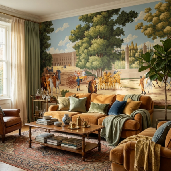 İngiliz Atları Ve Askerler Doğa Duvar Kağıdı