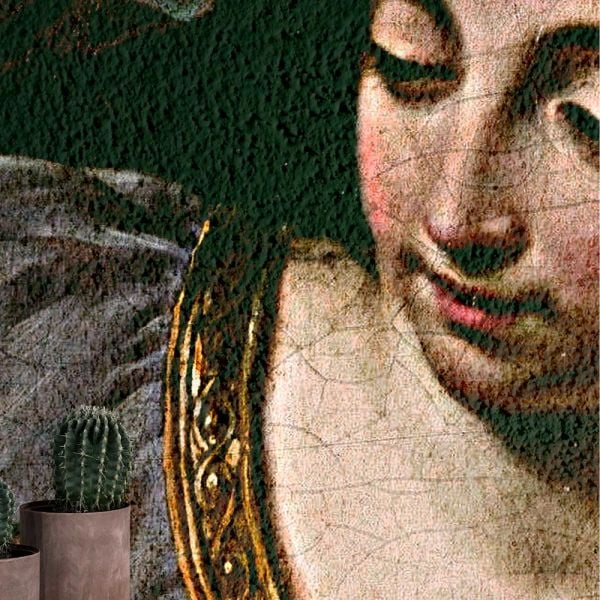 Tropik Yapraklar İçinde Prensesler Duvar Kağıdı