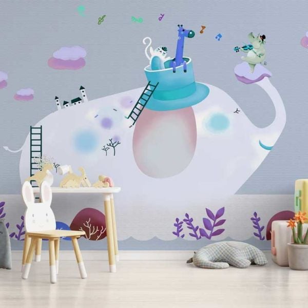 Uva Büyük Fil Ve Müzisyenler Duvar Kağıdı