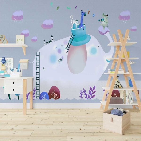 Uva Büyük Fil Ve Müzisyenler Duvar Kağıdı