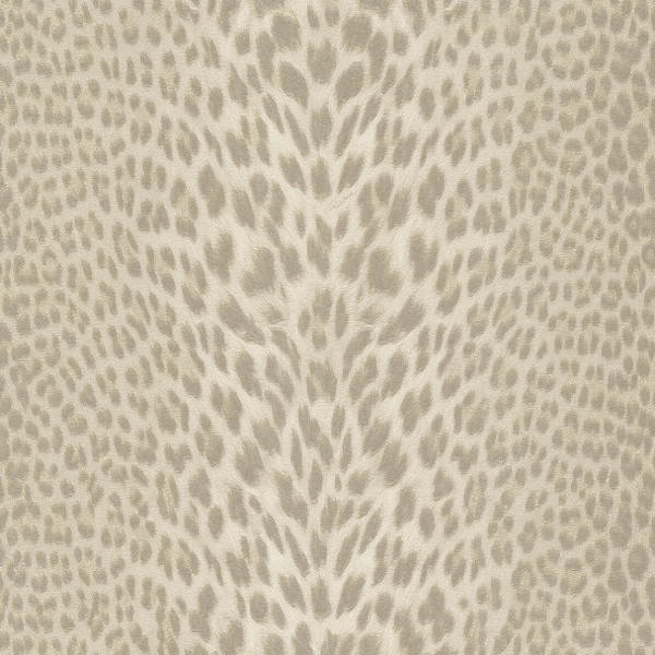 Roberto Cavalli Leopar Desen Bej Duvar Kağıdı