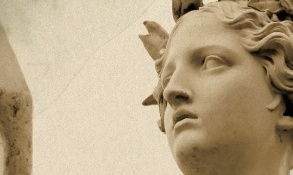 Roma Dönemi Melek Mitolojik Heykel Duvar Kağıdı