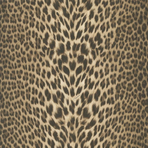 Roberto Cavalli Leopar Desen Kahverengi Duvar Kağıdı