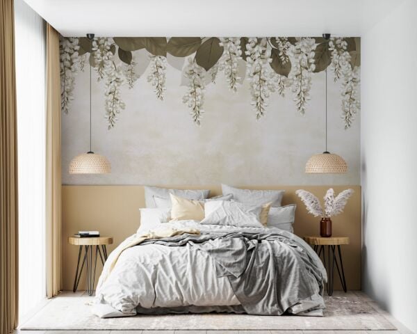 Sarmaşık Sümbül Çiçekleri Duvar Kağıdı