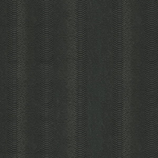 Roberto Cavalli Dokulu Çizgiler Siyah Duvar Kağıdı