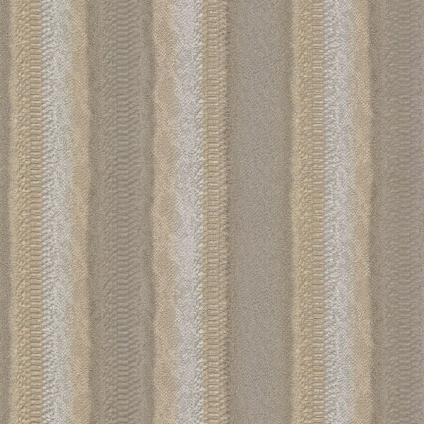 Roberto Cavalli Dokulu Çizgiler Vizon Bej Duvar Kağıdı