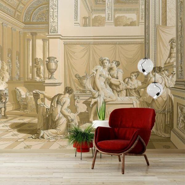 Sarayda Eski Zamanlar Kadınlar Toplantısı Duvar Kağıdı