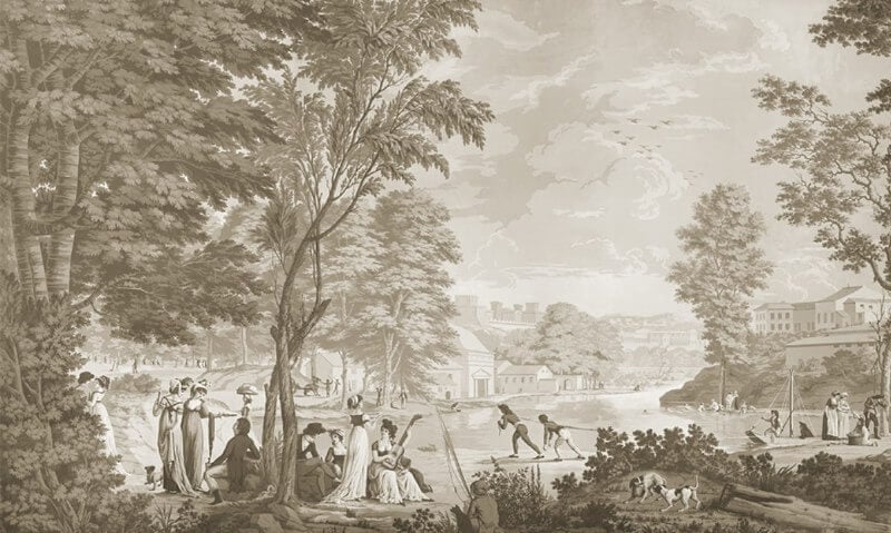 Sepya Renk Provance Duvar Kağıdı